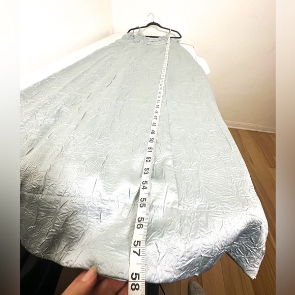 Free People Maybe Forever Maxi Dress in Gray Blue Size 10 NWT - Picture 12 of 13